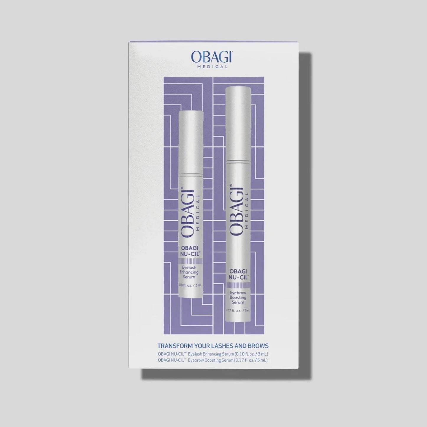 Obagi Nu-Cil Eyelash & Eyebrow Serum VALUE KIT