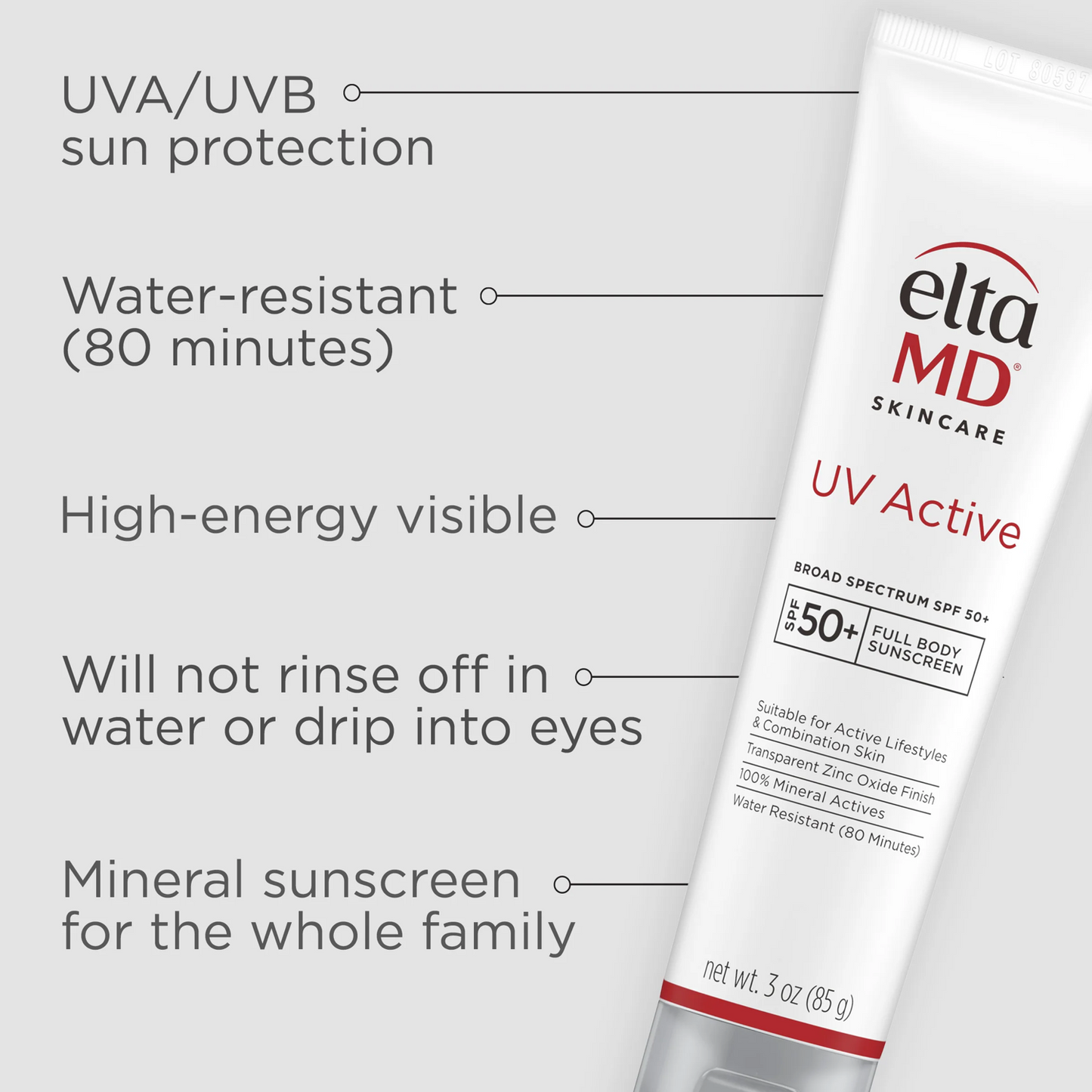 EltaMD® UV Active Broad-Spectrum SPF 50+ (NON-TINTED)